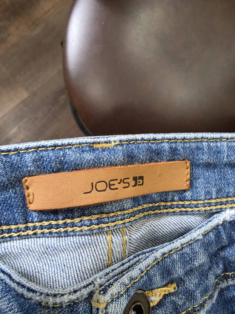 Women’s JOES'J EANS Light Blue Distressed Straight Jeans - Picture 2 of 5